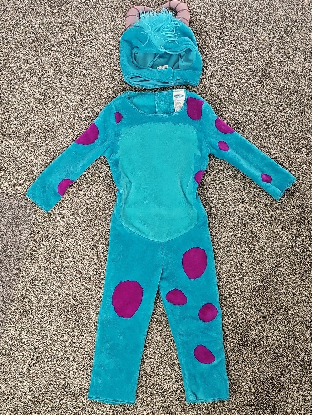 Disney Monster University Sully Costume - 3T/4T